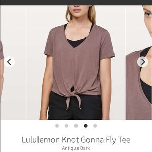 Lululemon Knot Gonna Fly Tee